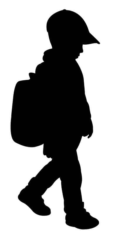 free little girl silhouette clip art - photo #26