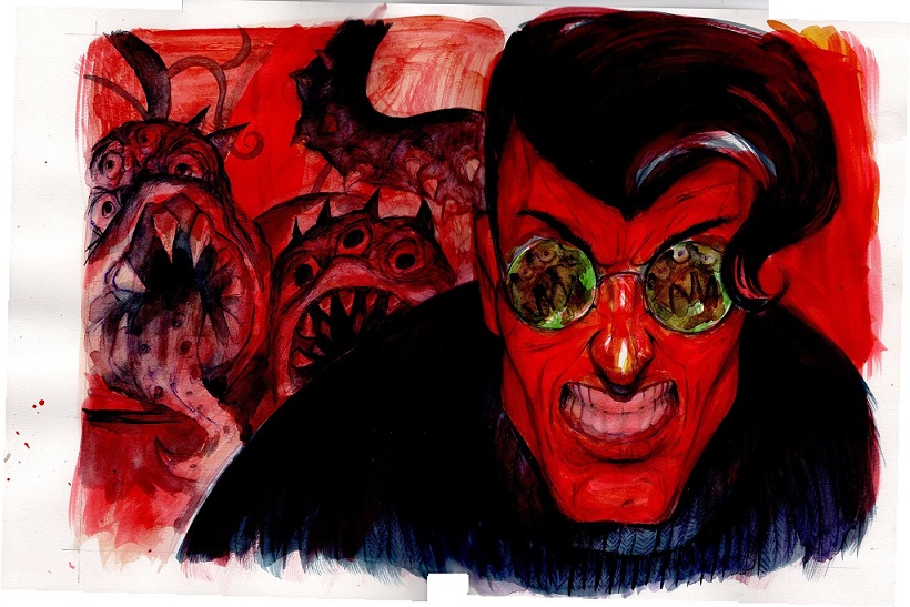 Superhero Kent Menace (comic book cover)
