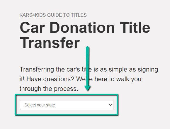 Guide: easily transfer your title