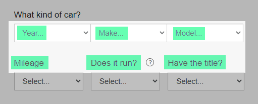 Information you need to provide in order to donate your car