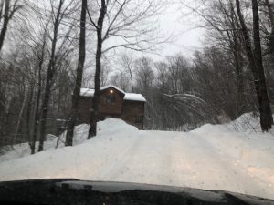 4 wheeling ski trip in the honda