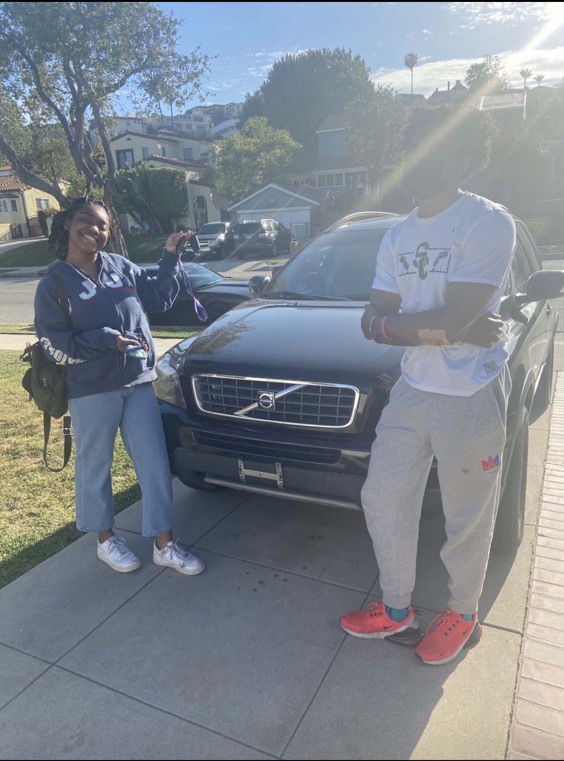 The Spears children, now adults, with "Veronica."