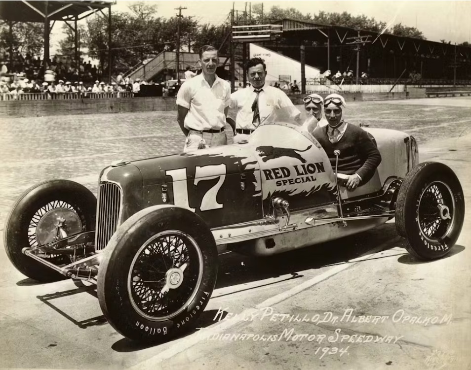 red lion logo flame painted car petillo