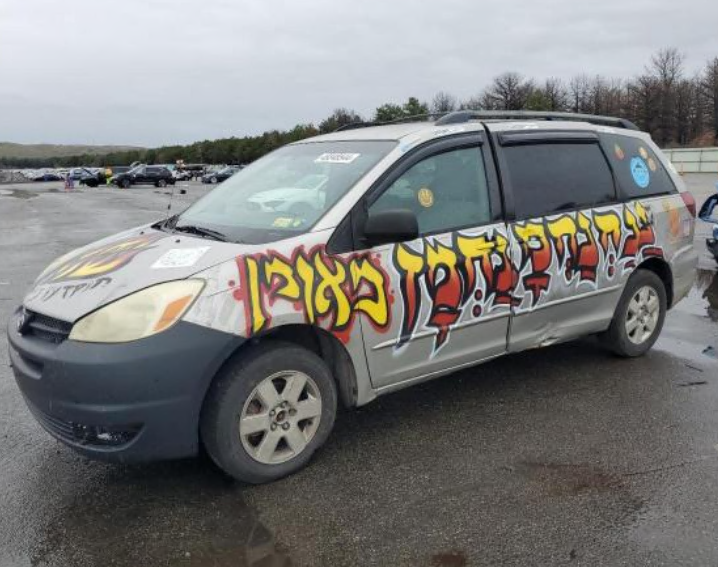 Na nach passenger side flame-painted car