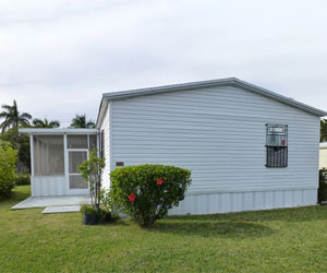 image of donated mobile home in Homestead FL